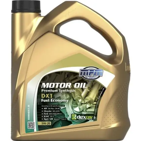 MPM motorolaj 5W-20 Premium Synt. DX1-FE 4L Szezonális akció