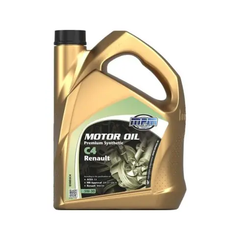 Legnépszerűbb MPM Motorolaj 5W-30 Premium synt. C4 Renault 5L