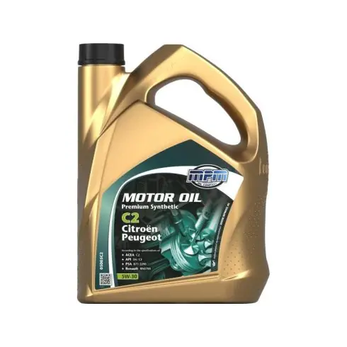 MPM Motorolaj 5W-30 Premum synt. C2 Citroen / Peugeot 5L Vedd meg online