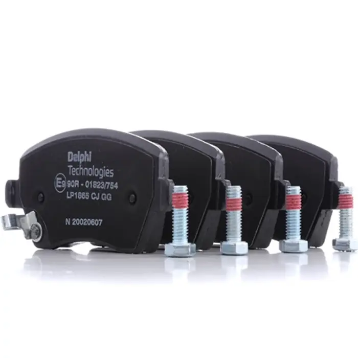 Ajánlat Renault Clio III új utángyártott fékbetét garnitúra tárcsafékhez első tengely DELPHI 2005-2014-ig