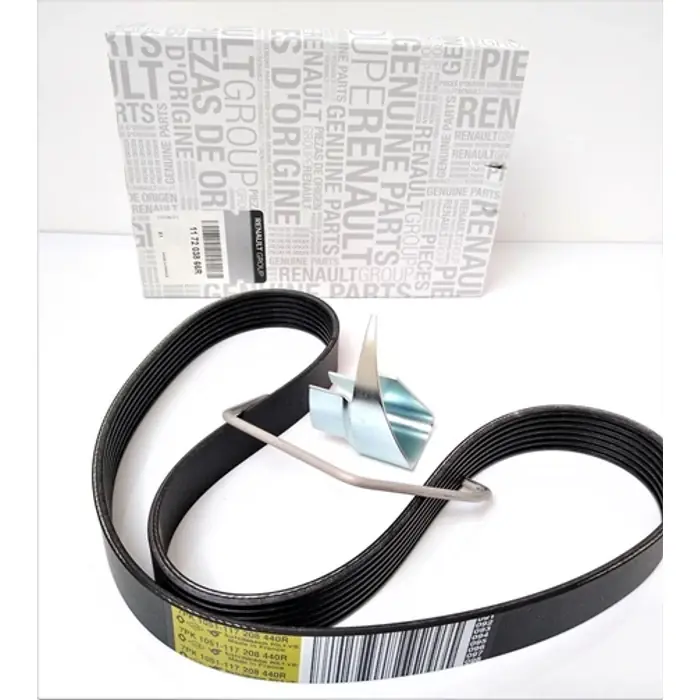 Vásárlói kedvenc Renault Fluence 1.6 16V gyári új generátor hosszbordás szíj 7PK1051 2010-től