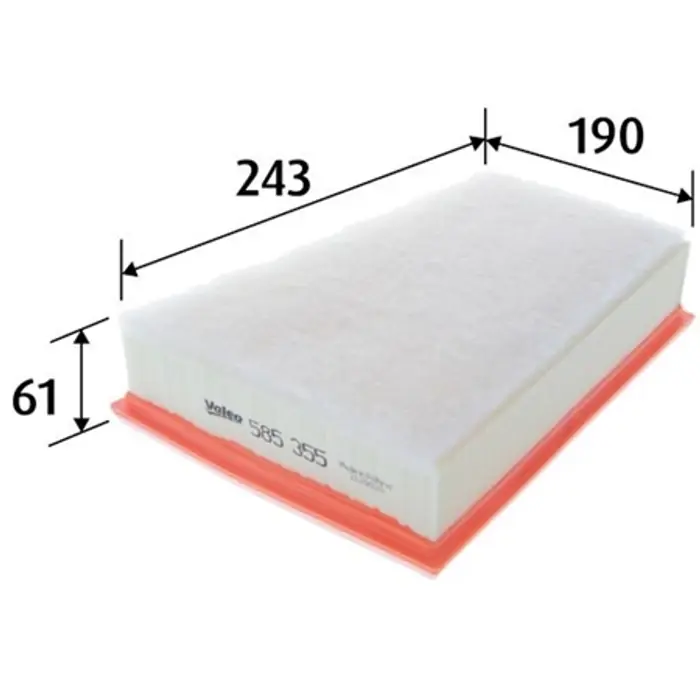 Renault Fluence új utángyártott légszűrő, levegőszűrő 2010-től VALEO Korlátozott ajánlat