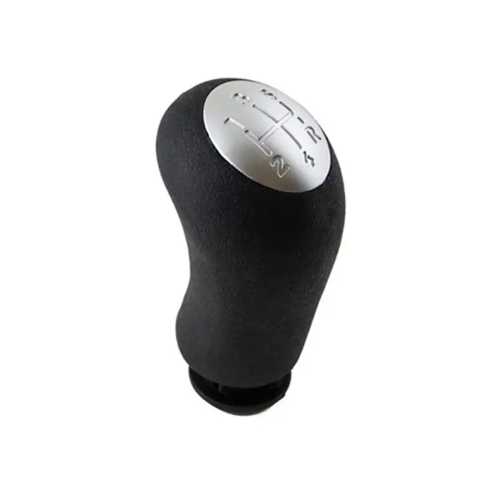 Biztonságos fizetés Renault Kangoo III új utángyártott fekete váltógomb ezüst kupakkal 5 sebességes járművekhez 2007-től