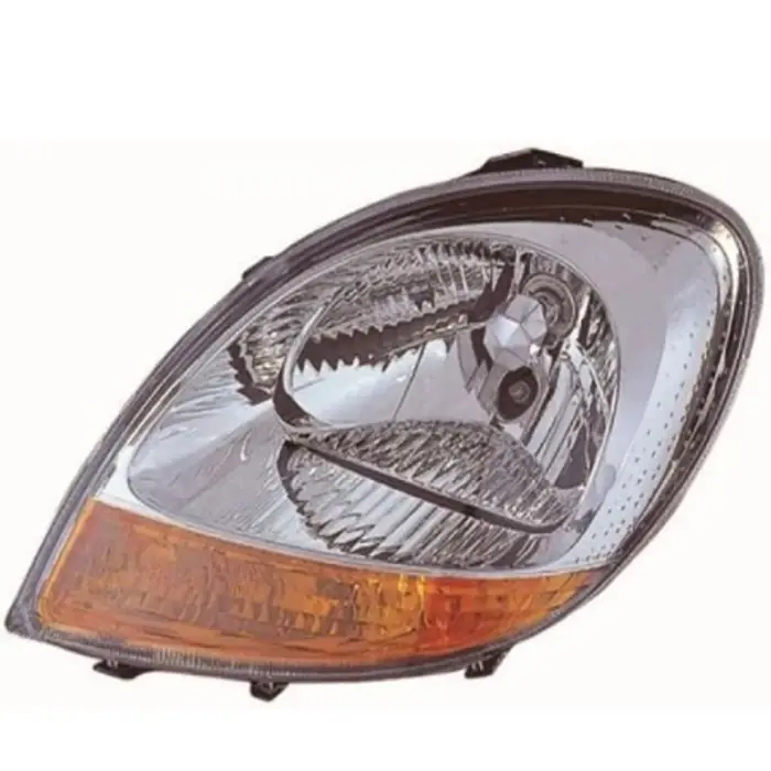 Renault Kangoo I/II új utángyártott fényszóró lámpa bal oldal első DEPO (sárga index) 2003-2008-ig Biztonságos fizetés