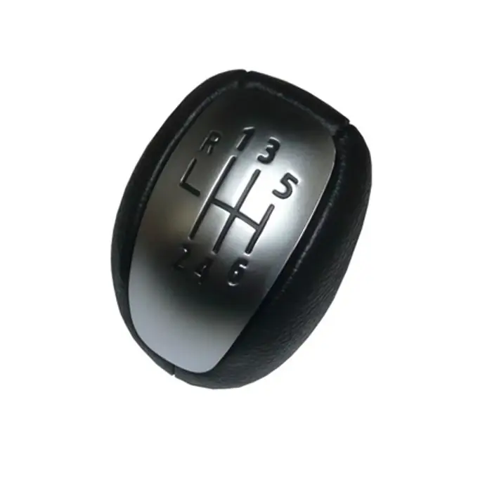 Renault Laguna III új utángyártott váltógomb fekete ezüst kupakkal 6 sebességes járművekhez 2007-2015-ig Szuper akció