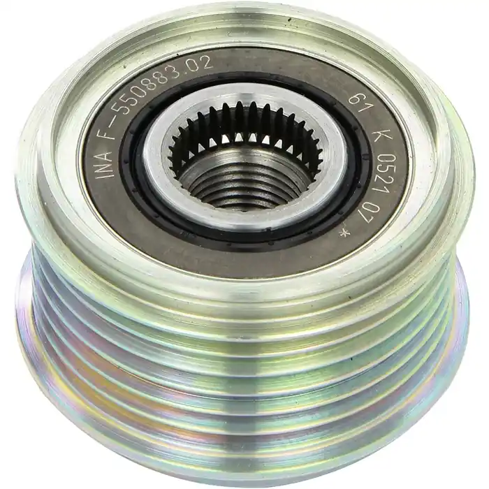 Renault Laguna III 1.5dci új utángyártott szabadonfutó generátor ékszíjtárcsa 6Pk 2007-2015-ig Népszerű