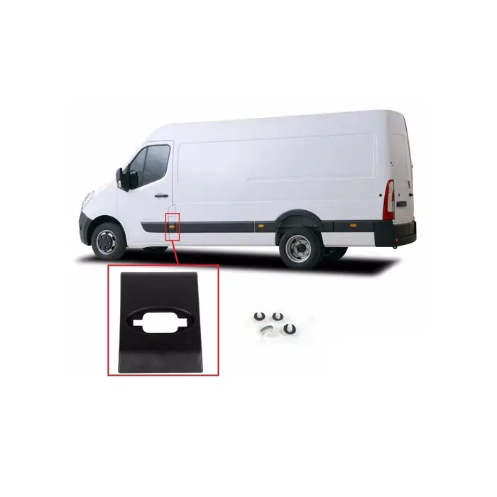 Renault Master III új utángyártott oldaldíszléc bal első ajtó mögött 2010-től Ne maradj le