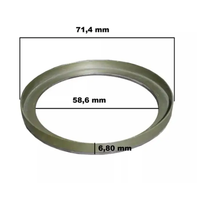 Újdonság Renault Megane III új utángyártott abs érzékelő mágnesgyűrű hátsó tengely 2008-2015-ig 71.4x58.6x6.8mm GRESA
