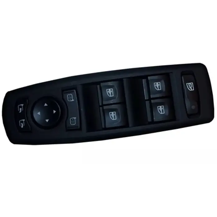 Renault Megane III új utángyártott első elektromos ablakemelő kapcsoló, befordulós elektromos visszapillantó tükörállító konzol bal oldal 2008-2015-ig Prémium