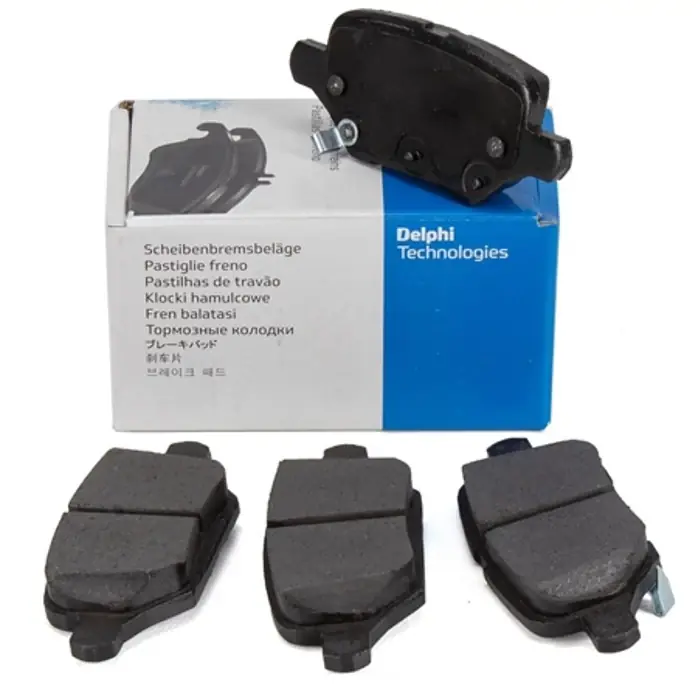 Gyors szállítás Renault Megane II új utángyártott fékbetét garnitúra tárcsafékhez első tengely DELPHI 2002-2008-ig