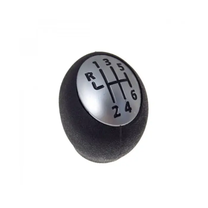 Renault Scenic II új utángyártott váltógomb fekete ezüst kupakkal 6 sebességes járművekhez 2003-2009-ig Ne maradj le