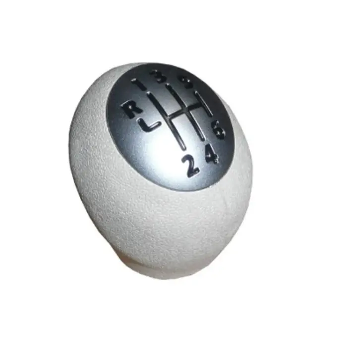 Renault Scenic II új utángyártott váltógomb bézs ezüst kupakkal 6 sebességes járművekhez 2003-2009-ig Ne maradj le