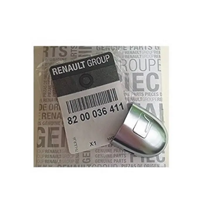 Újdonság Renault Scenic II gyári új külső kilincs zártakaró kupak ezüst 2003-2008-ig