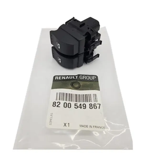 Végkiárusítás Renault Scenic II gyári új első elektromos ablakemelő kapcsoló félautomata bal oldal dupla 2003-2008-ig