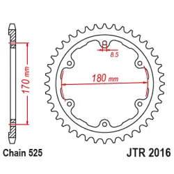JTR2016 Hátsó lánckerék Biztonságos fizetés