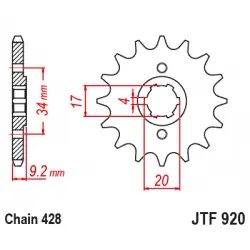 JTF920 első lánckerék Vedd meg most