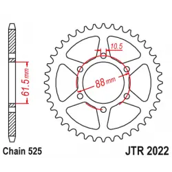 JTR2022 Hátsó lánckerék Nézd meg most