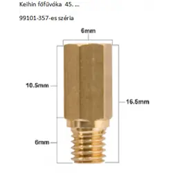 Keihin 99101-357 széria főfúvóka Különleges ajánlat