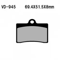 Kiárusítás Vesrah 945 tárcsafékbetét