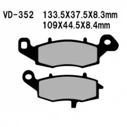 Vesrah 352 tárcsafékbetét Rendeld meg most