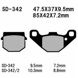 Kihagyhatatlan ajánlat Vesrah 342 tárcsafékbetét