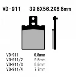 Különleges ajánlat Vesrah 911 tárcsafékbetét