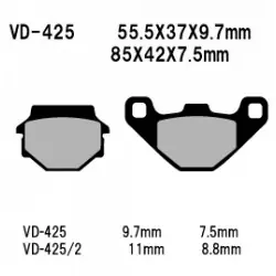 Rendeld meg most Vesrah 425 tárcsafékbetét