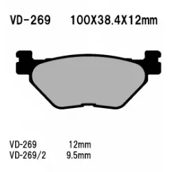 Biztonságos vásárlás Vesrah 269 tárcsafékbetét