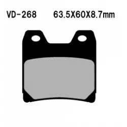 Vesrah 268 tárcsafékbetét Prémium