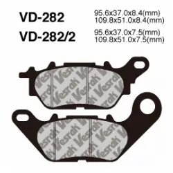 Kihagyhatatlan ajánlat Vesrah 282 tárcsafékbetét