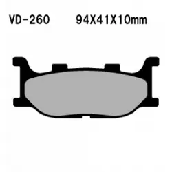 Biztonságos vásárlás Vesrah 260 tárcsafékbetét