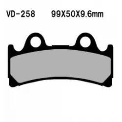 Kiárusítás Vesrah 258 tárcsafékbetét