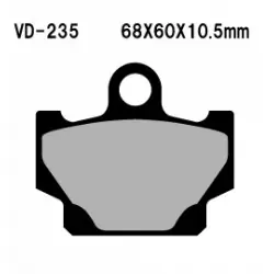 Korlátozott ajánlat Vesrah 235 tárcsafékbetét