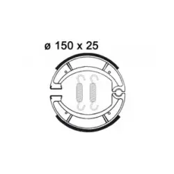 Gyors kiszállítás LMS 827 dobfékbetét