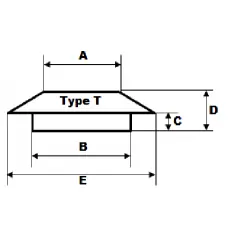 Outlet DSK-007R 37×49×4,5/13×53,5 porvédő szimering