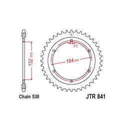 Vedd meg most JTR841 Hátsó lánckerék