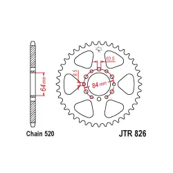 Szuper ajánlat JTR826 Hátsó lánckerék