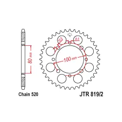 JTR819/2 Hátsó lánckerék Csak ma