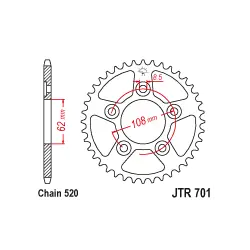 JTR701 Hátsó lánckerék Biztonságos fizetés